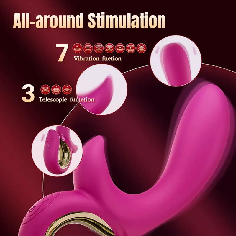Dual-Motor Thrusting & Vibrating G-Spot Stimulator
