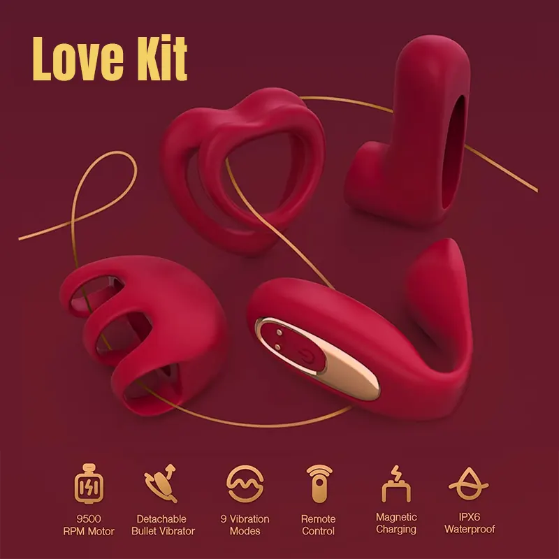 Passion Play Versatile Couples Vibrator Kit
