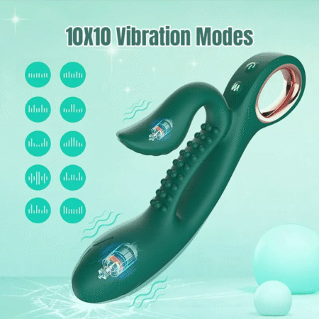 Dual-Action G-Spot & Clitoral Rabbit Vibrator