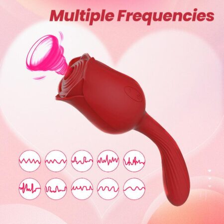 Rose Sucker 2-in-1 Toy - Inyarose