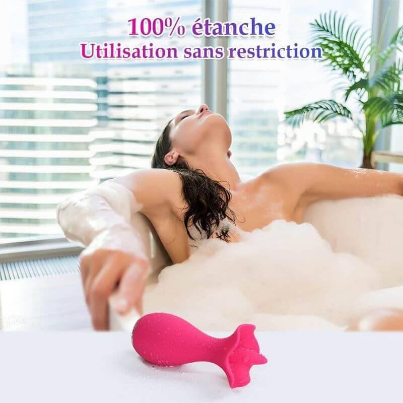 Hot Rose Tongue Vibrator - Inyarose