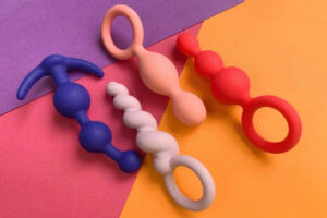 some colorful butt plug