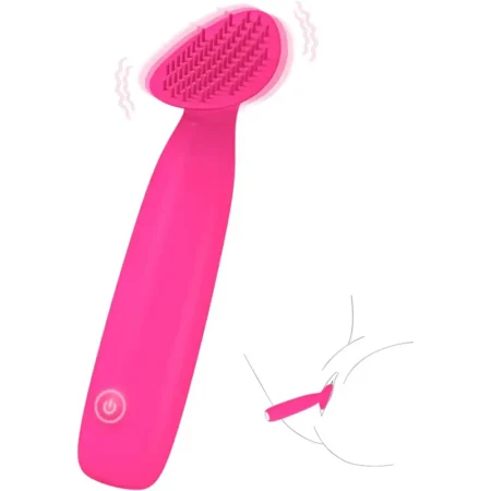 Petal-shaped clitoral stimulator mini vibrator