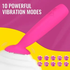 Petal-shaped clitoral stimulator mini vibrator