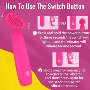 Petal-shaped clitoral stimulator mini vibrator
