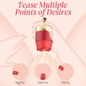 Suction cup vibrator rose sex toy invisible toy