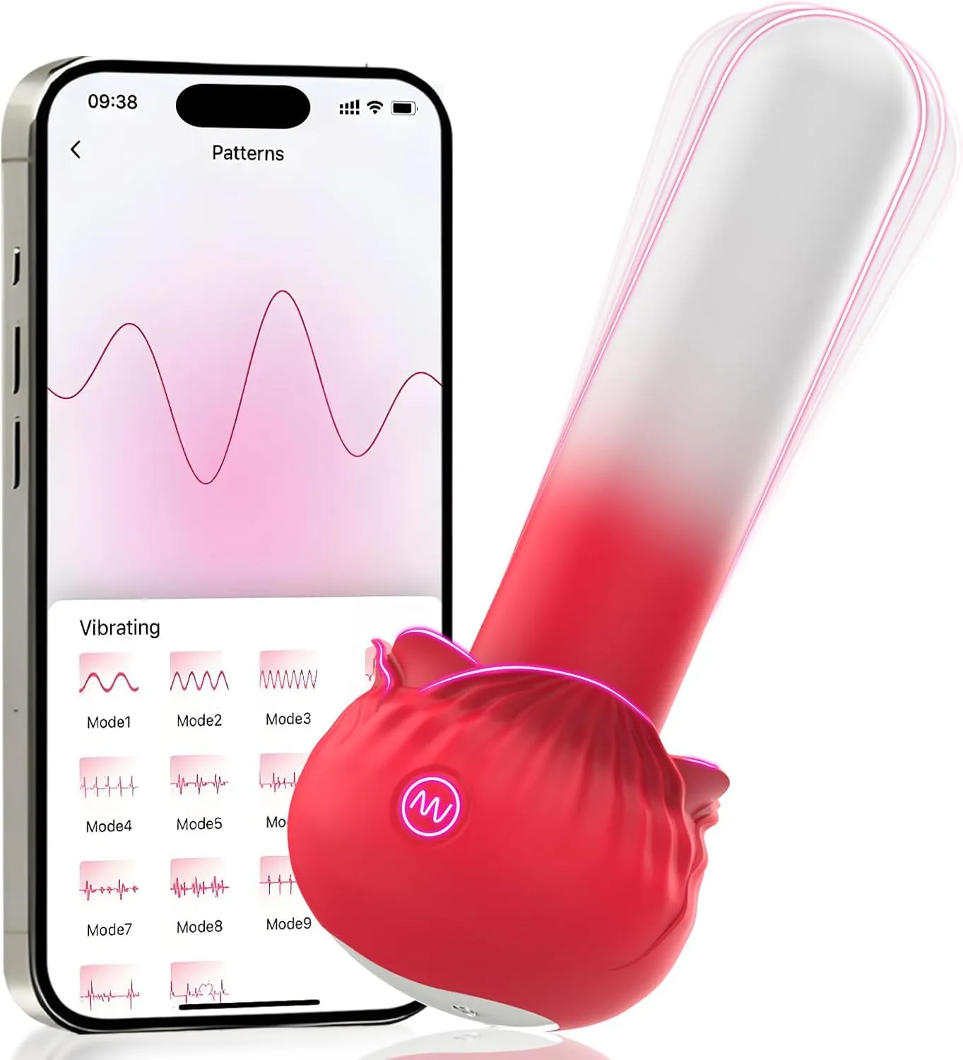 Rose Bullet Vibrator with 11 Clitoral Stimulation Modes