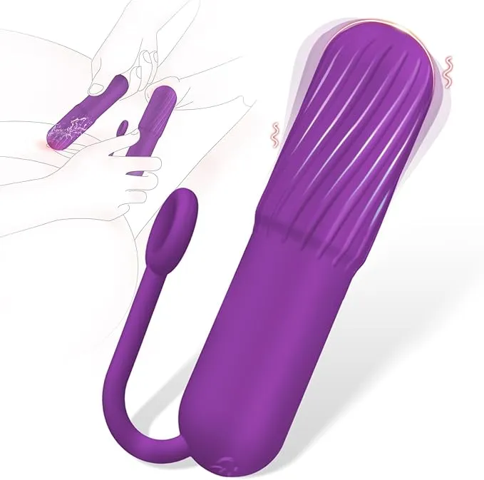 Powerful G-Spot Bullet Vibrator with Drawstring Design