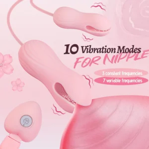 Vibrating Nipple Clamps BDSM Nipple Sex Toys