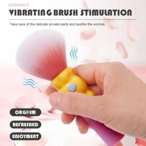 Makeup Brush Bullet Vibrator for Women – 10-Mode Mini Toy