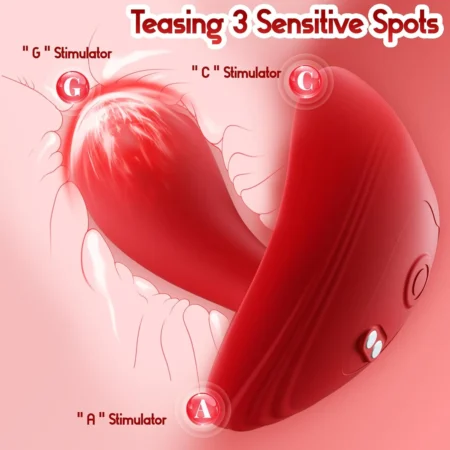 Wearable Love Heart Vibrator for Couples