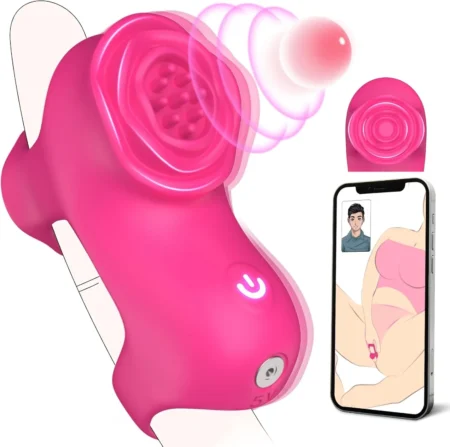 Finger-shaped adult toy - Mini rose vibrator