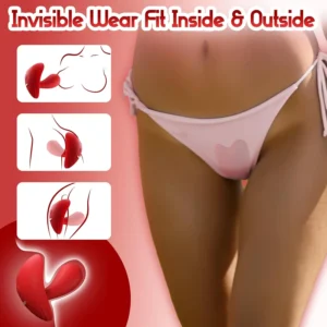 Wearable Love Heart Vibrator for Couples