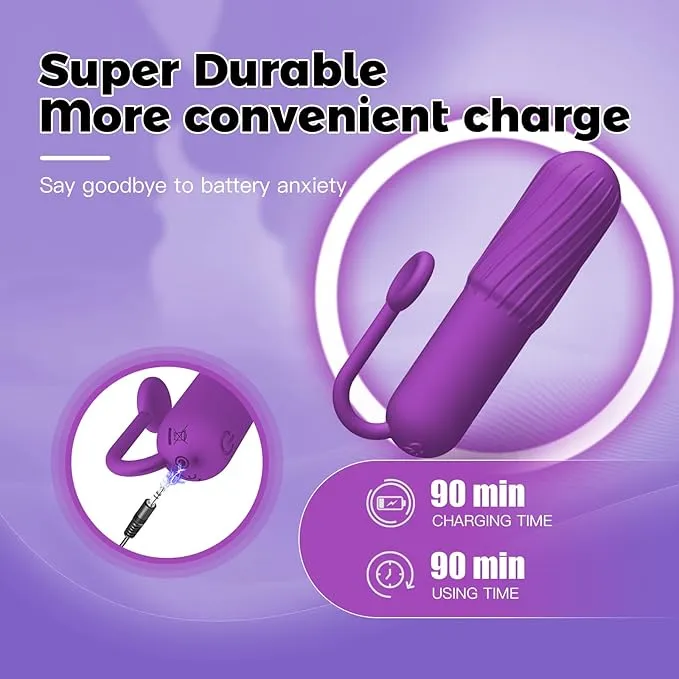 Powerful G-Spot Bullet Vibrator with Drawstring Design