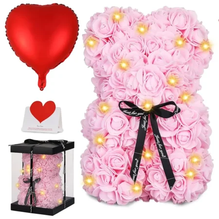 Rose Bear Valentines Day Flower Gifts