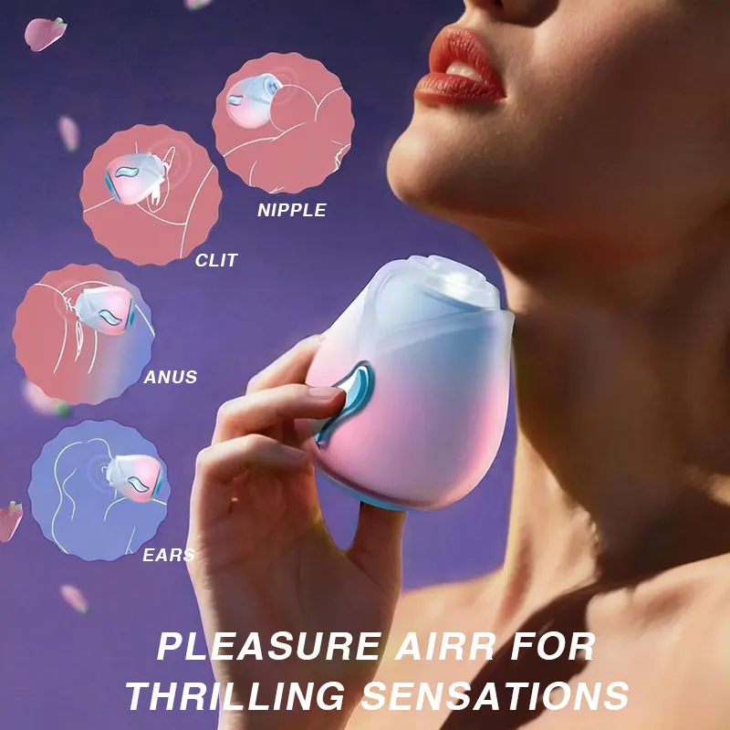 Heating Rose Sex Toy Adult Toys - Sucking Vibrator - Image 6