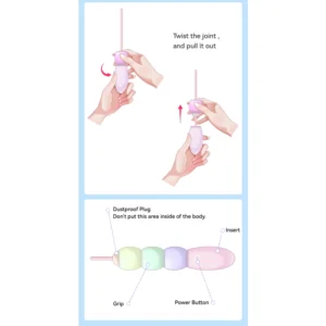 Candy detachable multi-vibration mode vibrator