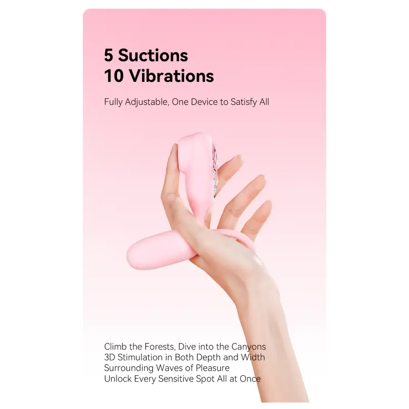 Magic Box Suitcase Sex Toy Set – 2-in-1 Sucking Vibrator Egg