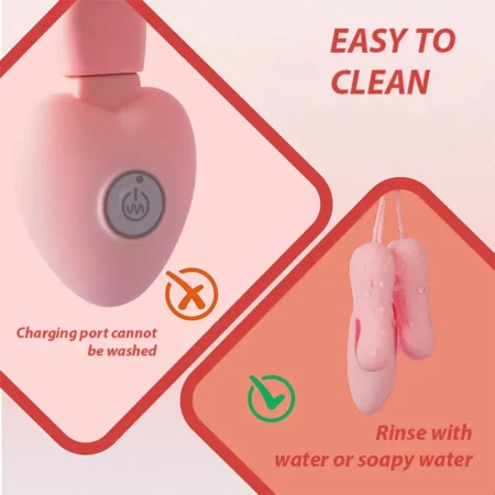 Vibrating Nipple Clamps BDSM Nipple Toys