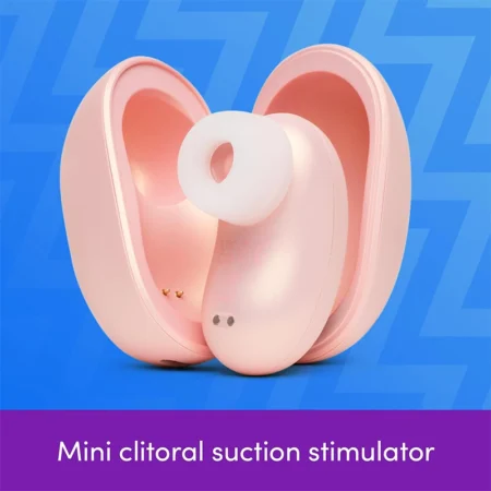 Mini Clitoral Suction Stimulator & Discreet Charging Case