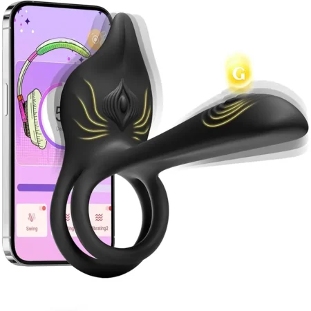 Dual-Point Strong Stimulation Vibrating Penis Ring
