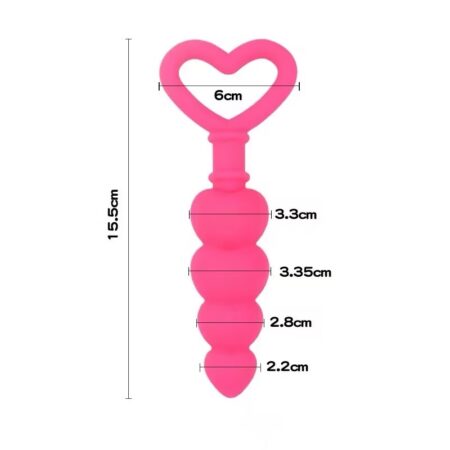 Sweet Hreat Beaded Anal Plug - Super Soft