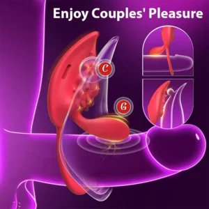 Wearable Heart Vibrator for Couples - Vibrating Panties
