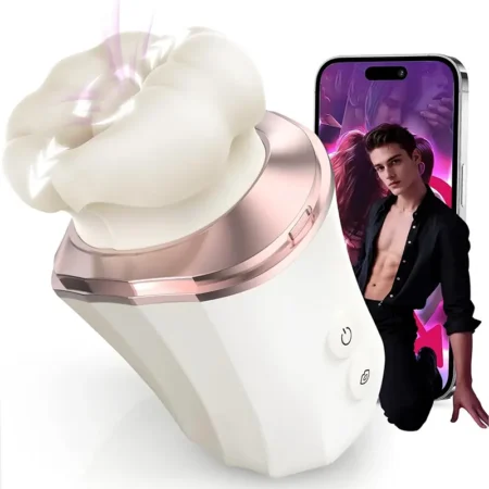 Upgraded 3-in-1 White Rose Oral Vibrator