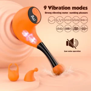 Pipe clitoral vibrator toy set with 3 accessories