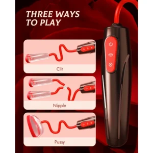 Nipple Sucking BDSM Toy Set Vaginal Love Pump Vibrator