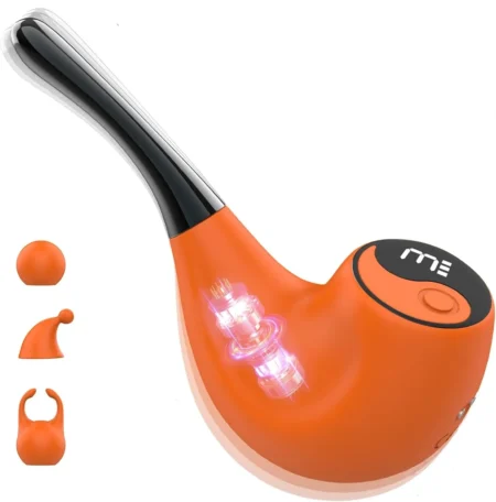 Pipe clitoral vibrator toy set with 3 accessories
