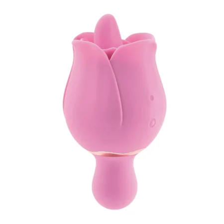 Alluring clitoris flicking rose tongue sucking toy