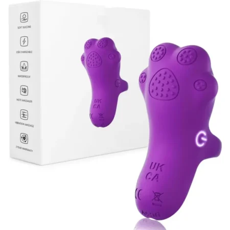 Waterproof multi-functional finger massager vibrator