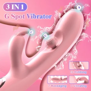360° Rotation Vibrators with 10 Rubbing & 7 Massaging