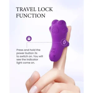 Waterproof multi-functional finger massager vibrator