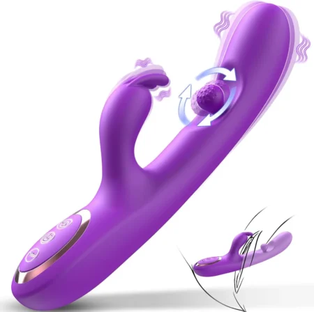 360° Rotation Vibrators with 10 Rubbing & 7 Massaging