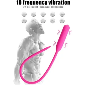 10-Speed ​​Vibrating Penis Plug — Urethral Sound