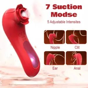 Powerful Suction Vibrator for Clit & Nipple