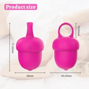 Cute squirrel-shaped mini finger vibrator