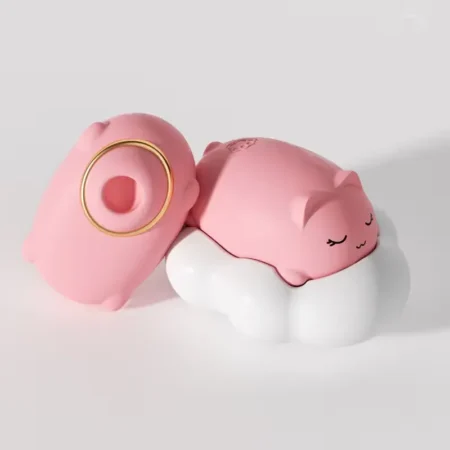 Adorable Cat-Shaped Suction & Vibration Toy