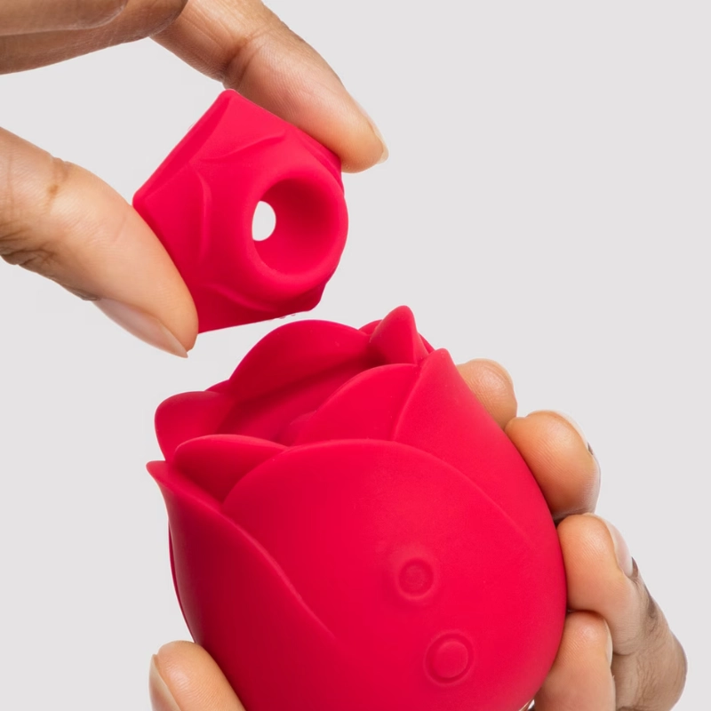 Rose 2-in-1 Clitoral Suction Stimulator with Egg Vibrator