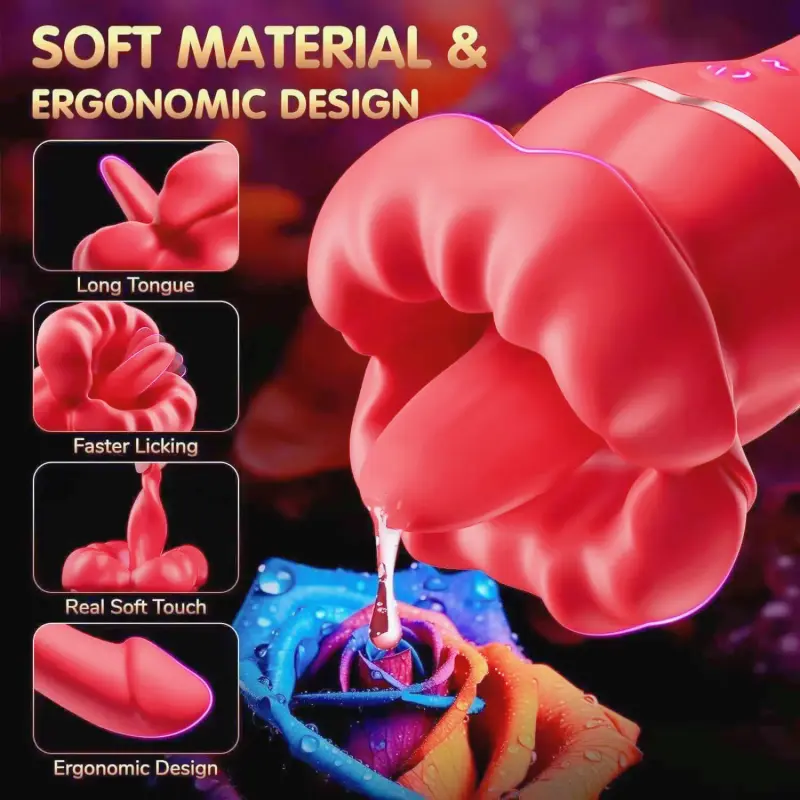 Brand New Magical Mouth and Tongue Rose Toy