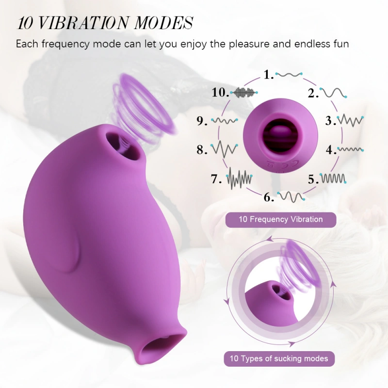Penguin silent sucking vibrator