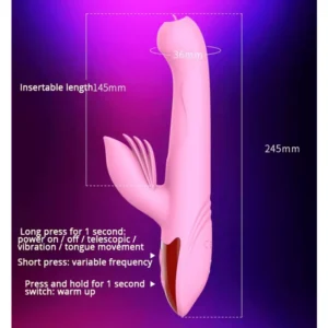 Heated Vibrator Clitoral Stimulator Magic Wand