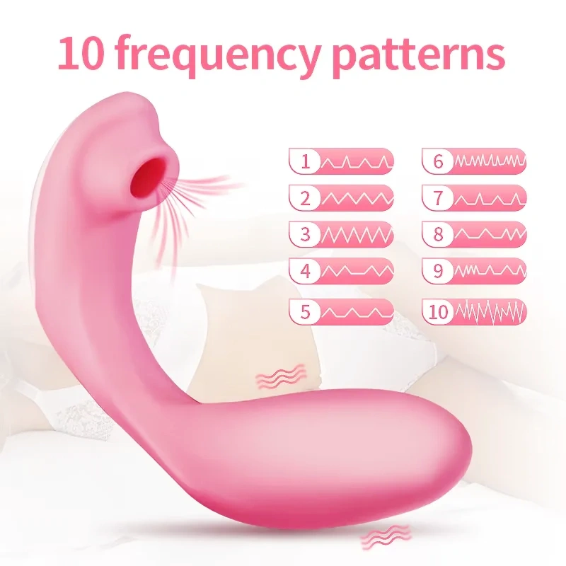 Dual-Head Suction Vibrator Magic Box, Clitoral Stimulation