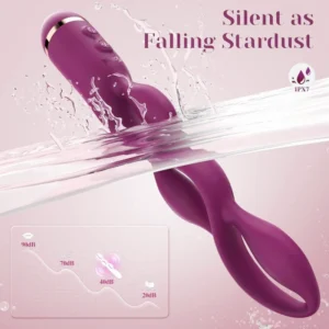 Silicone anal bead G-spot vibrator