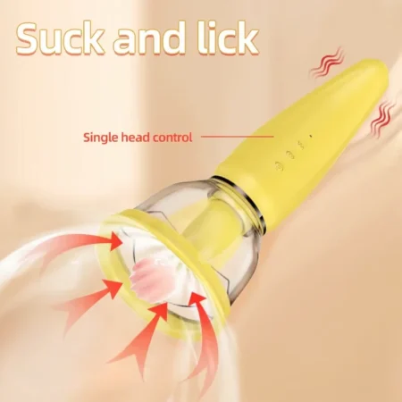 Banana 3-in-1 G-spot sucking vibrator