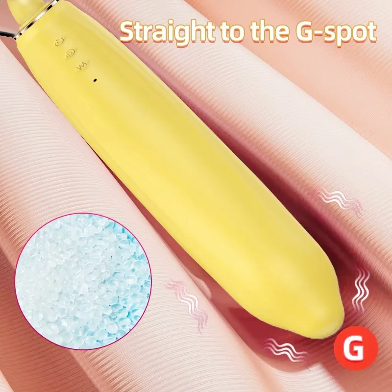 Banana 3-in-1 G-spot sucking vibrator