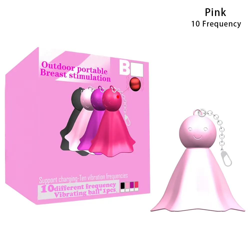 Nipple Suction Cup Vibrator with Teru Teru Bozu Design