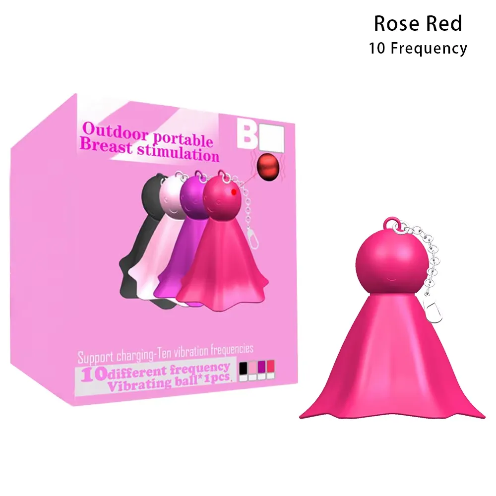 Nipple Suction Cup Vibrator with Teru Teru Bozu Design